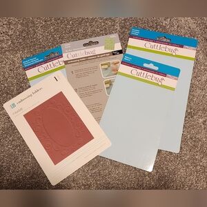 Cuttlebug Crafting embossing folders lot of 5, NEW, Never Used!